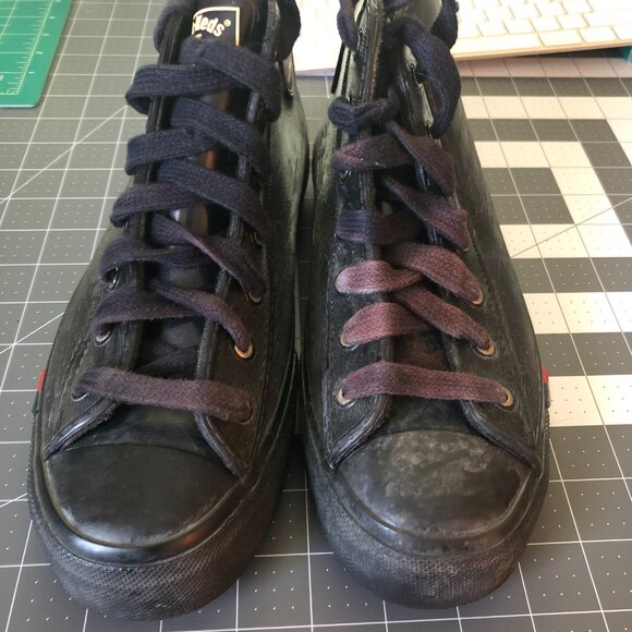 Vintage Pro-Keds in Vinyl - Woman's SZ 9 - Picture 15 of 16